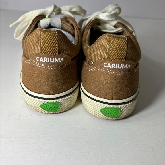 Cariuma VALLELY Skate Camel Suede  Cordura Ivory Logo Sneaker Womens 7.5 /Mens 6 - Picture 5 of 9